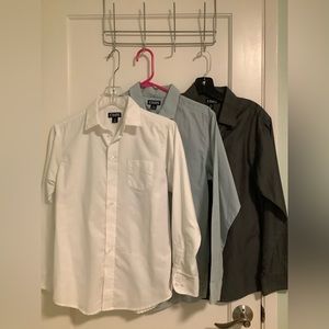 3 chaps dress shirts size 14